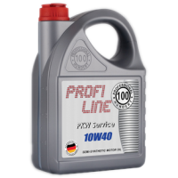 Полусинтетическое моторное масло PROFESSIONAL HUNDERT Profi Line 10W-40 4л